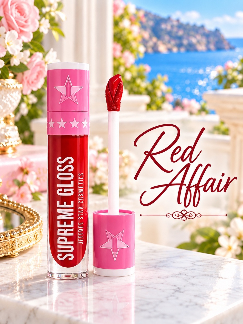 Jeffree Star Supreme Gloss - red affair NIB